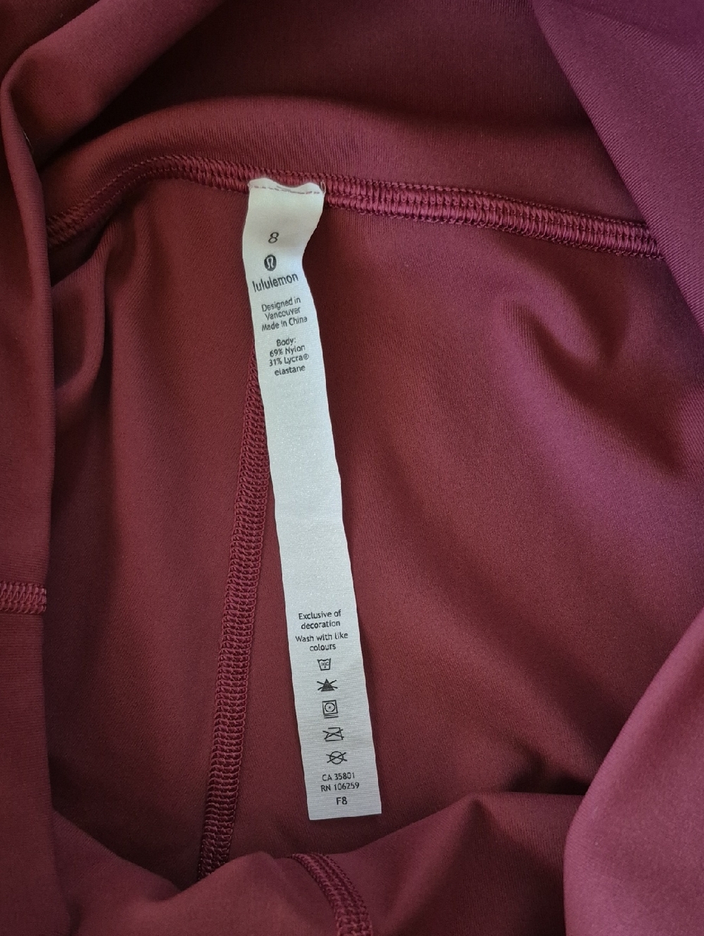 Lululemon Wunder Unders In Savannah Red - Picture 4 of 7